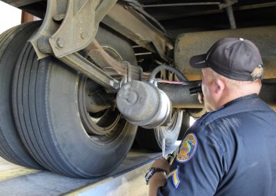 this image shows commercial truck suspension repair in Lorain, OH